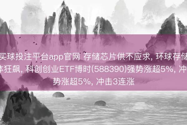 买球投注平台app官网 存储芯片供不应求， 环球存储巨头集体狂飙， 科创创业ETF博时(588390)强势涨超5%， 冲击3连涨